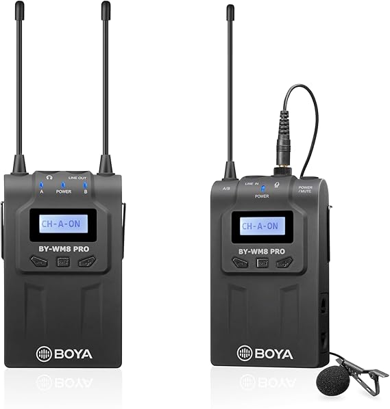 BOYa BY-WM8 Pro-K1 Wireless microphone system BOYa BY-WM8 Pro-K1 Wireless microphone system